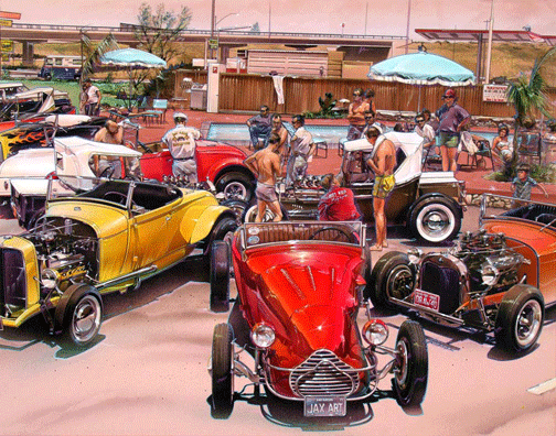  Street Rods 24x28 artists proofs only 56300